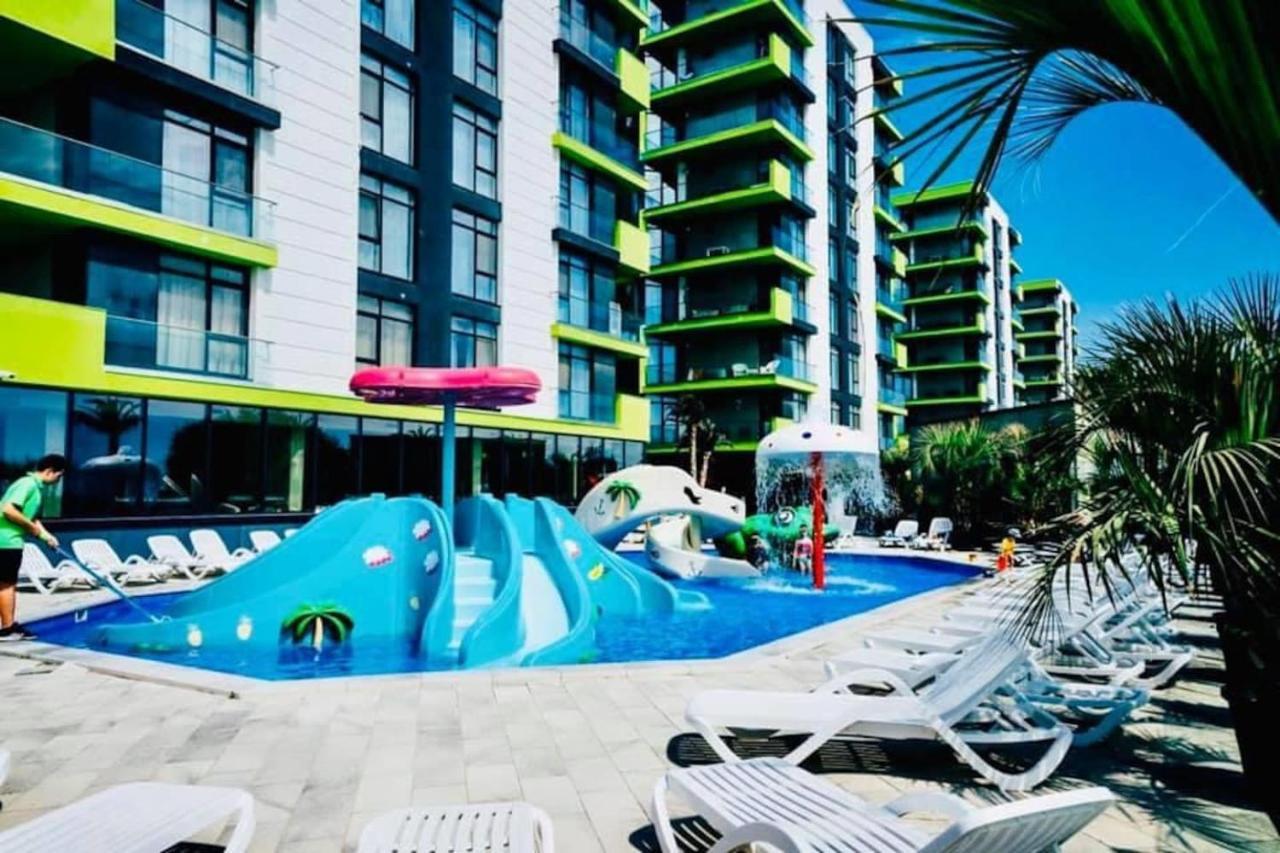 Baby Sea View And Pools Apartment- Mamaia Beach Resort Неводарі Екстер'єр фото